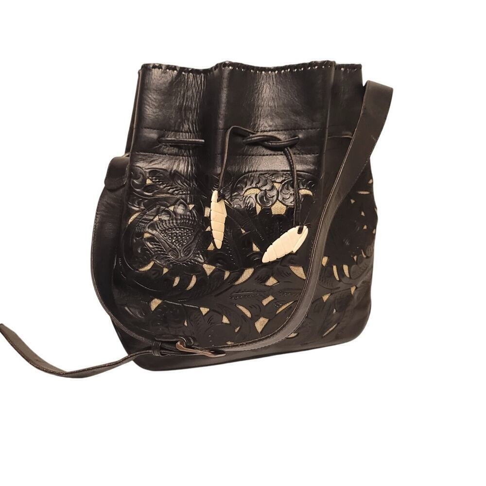 Alexis David Paola Leather vintage shoulder bag - Picture 7 of 9